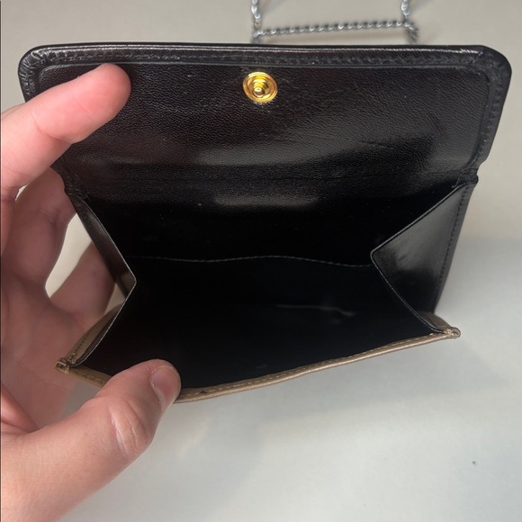 Bally black leather bifold wallet with brown trim - Picture 3 of 9